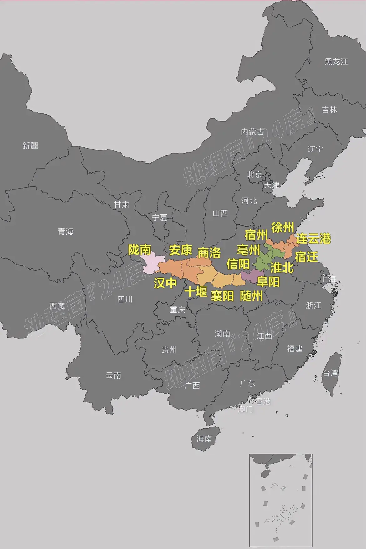 这些城市是南方还是北方？