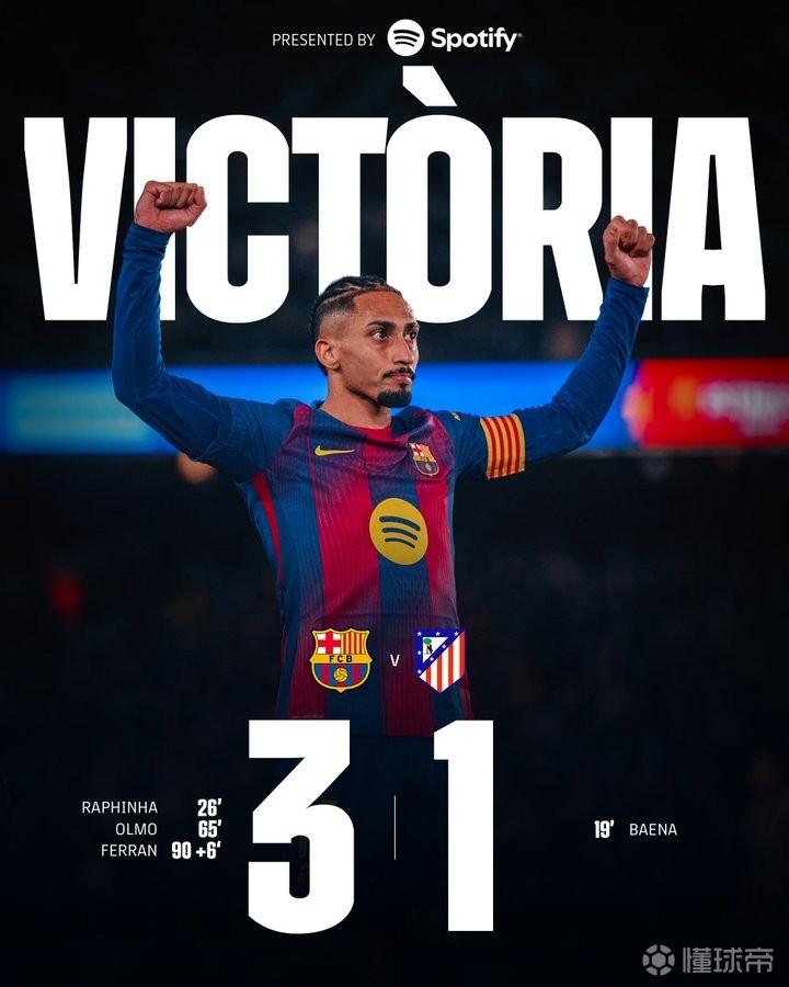 战神拉菲尼亚，精神属性太强了，是巴萨的一面旗子。西甲比赛巴萨