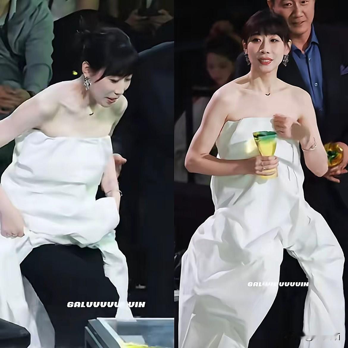 我承认，任素汐站起来准备领奖的那一刻，我差点爆粗口，想说这个女演员怎么这么不讲