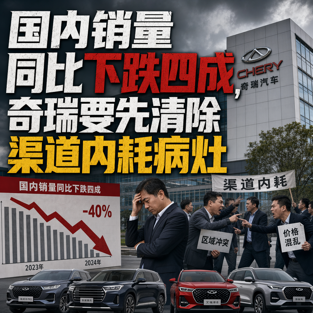 出口的连续刷新纪录，掩盖不了奇瑞国内市场的真实窘境。
