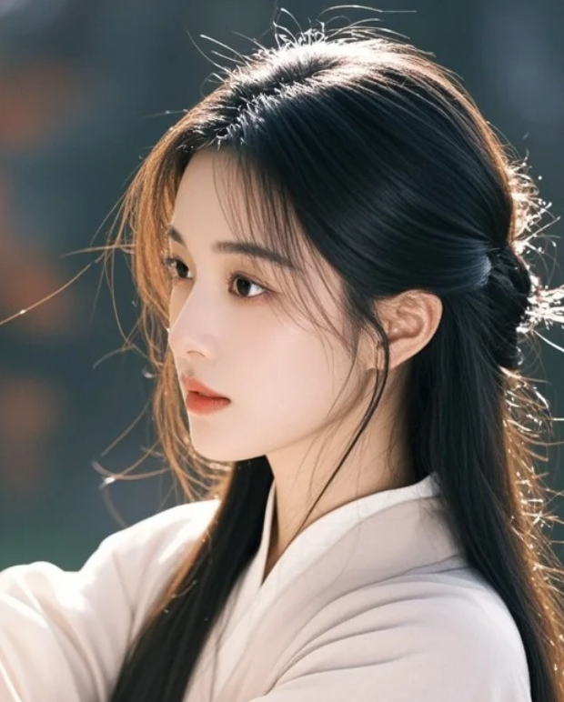 你觉得她像不像从画报里走出来的女神？
