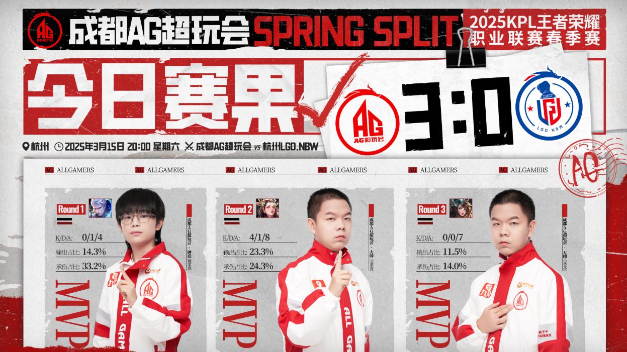 AG3-0LGD, 轩染回归接班北诗, 一诺自由人打法, 大帅也有输出的心