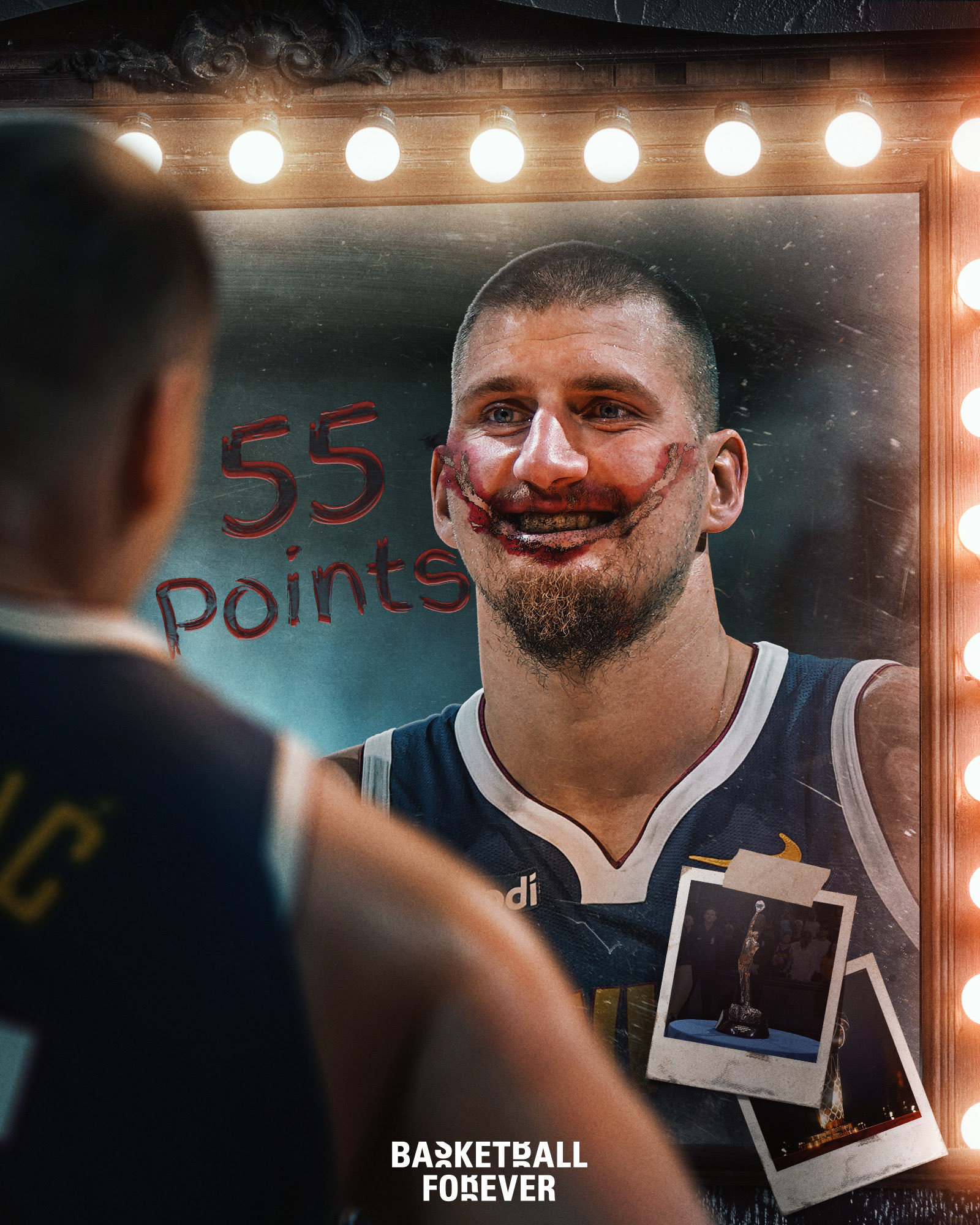 什么水平？？今天的约基奇：——出战33分钟——投篮23中18，三分6中5，罚球1