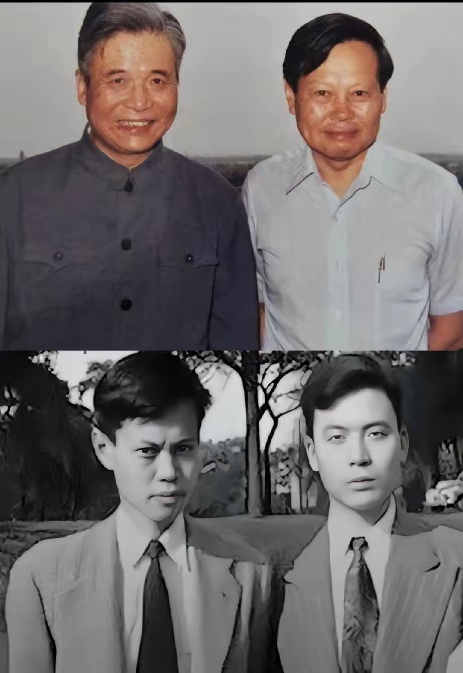 邓稼先:我学物理。杨振宁:我也学物理。​​邓稼先:我专工程物理，1950年拿