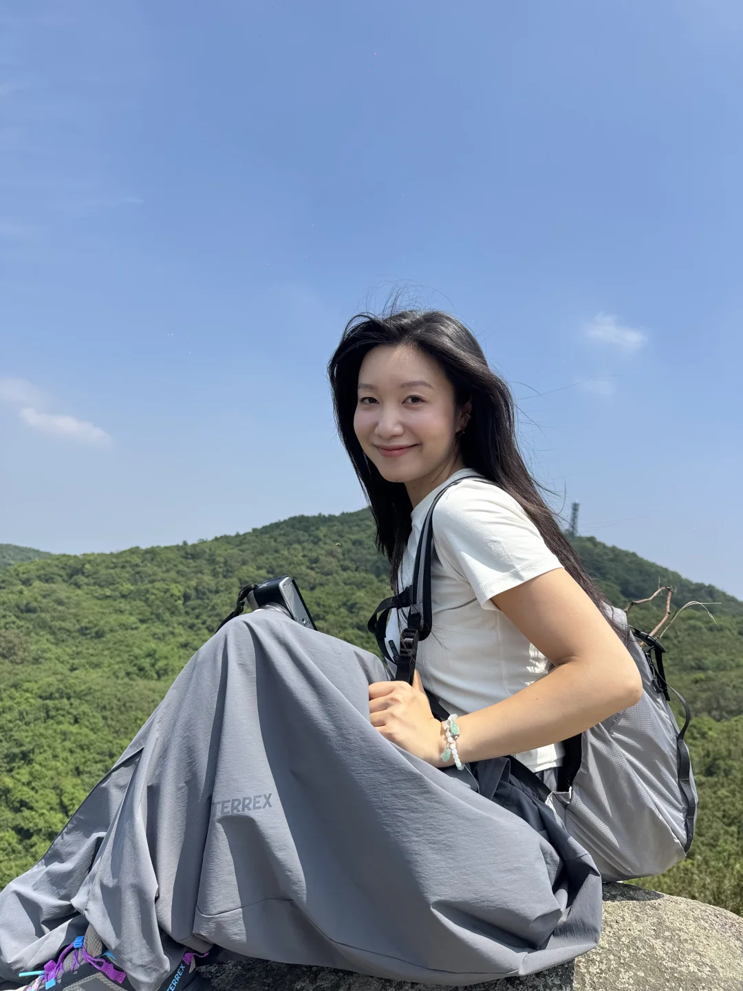 山顶真是个恢复灵气儿的好地方啊