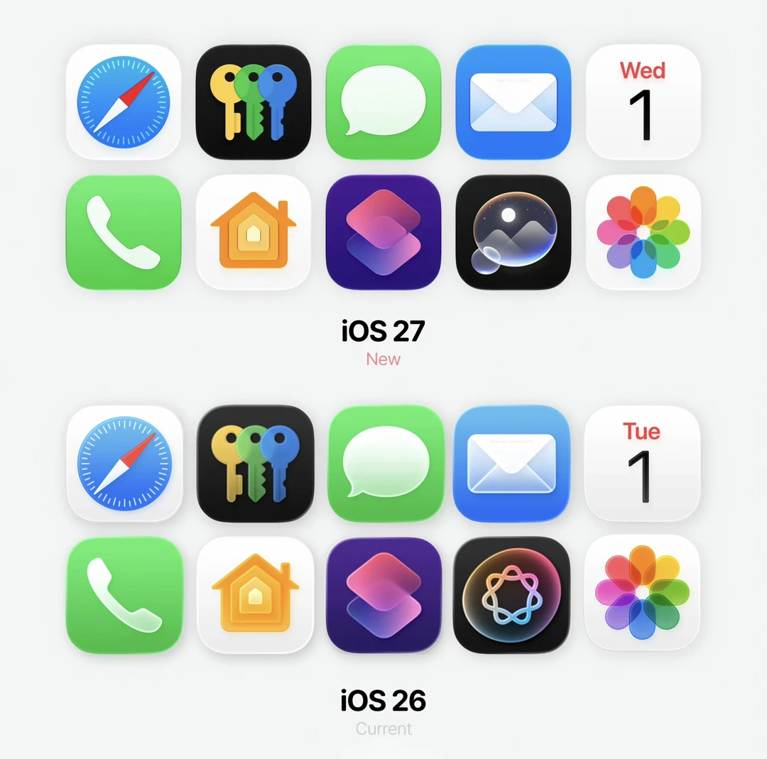 iOS新图标感觉没之前的好看😂