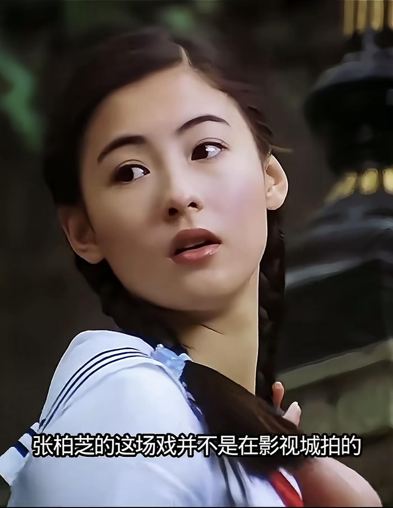🎬张柏芝最经典的回眸这张照片是1999年周星驰拍摄电影《喜剧之王》