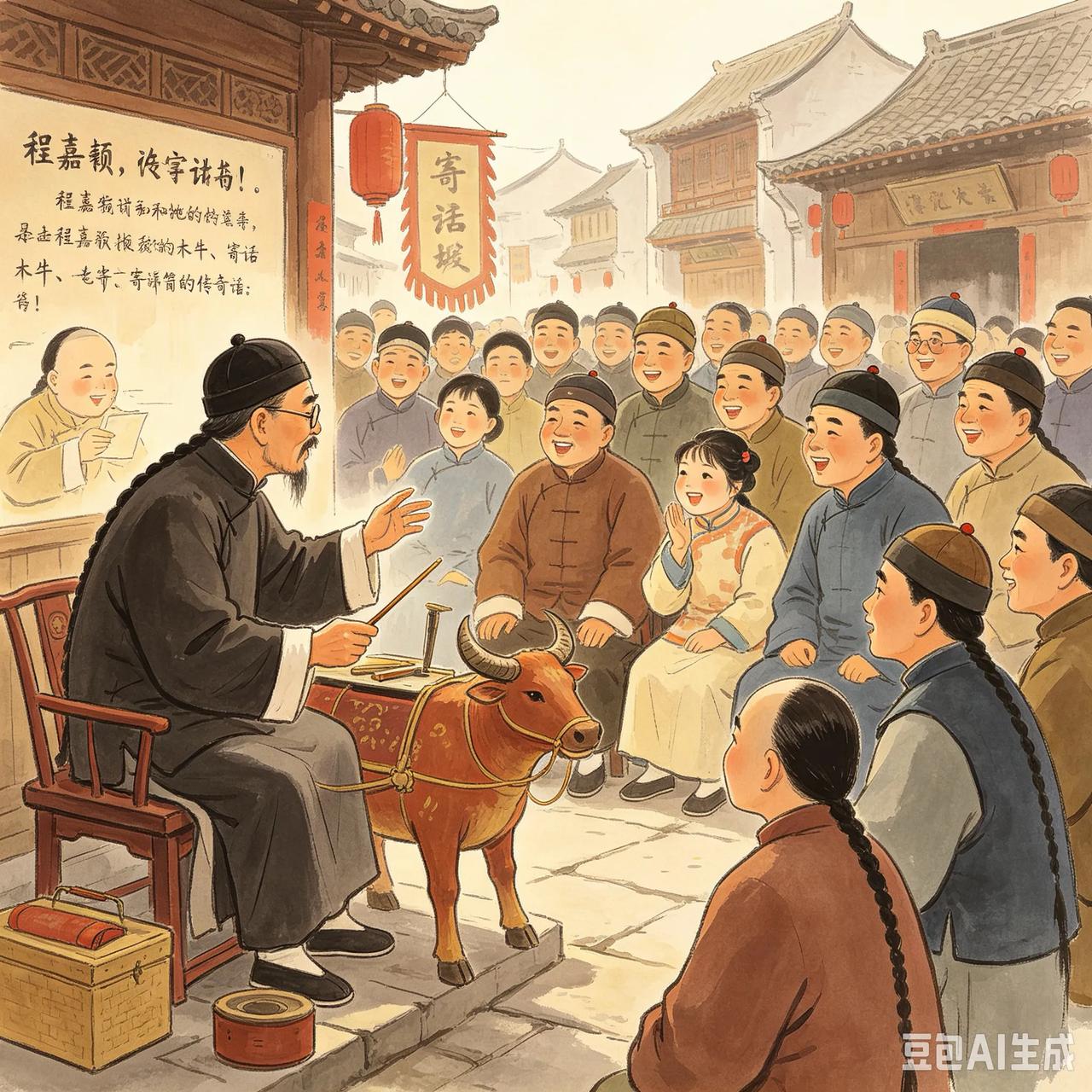 清朝人程嘉荫心思灵巧，生性喜好道家方术。他结识一位范道士，从道士那里得到一本《奇
