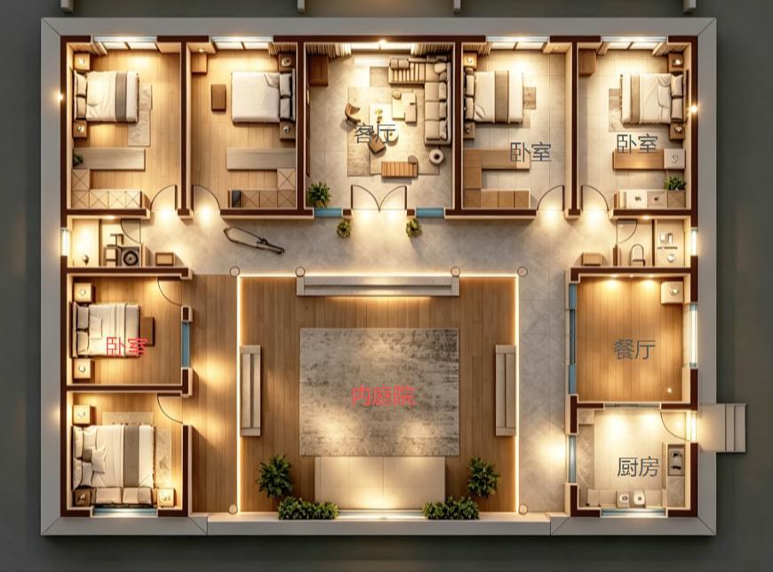 农村建房带院子住着才舒服，大家说是不是？农村自建房农村别墅设计自建房