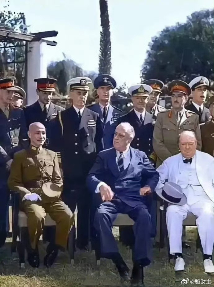 蒋介石一生中引以为傲的一张照片！