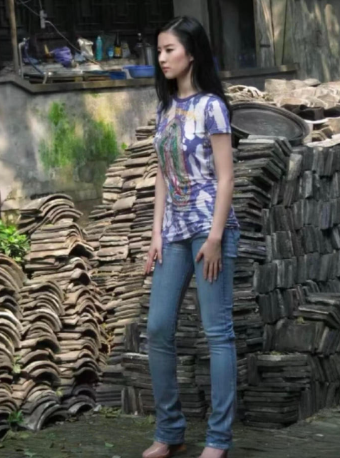 找到两张没见过的刘亦菲照片​​​