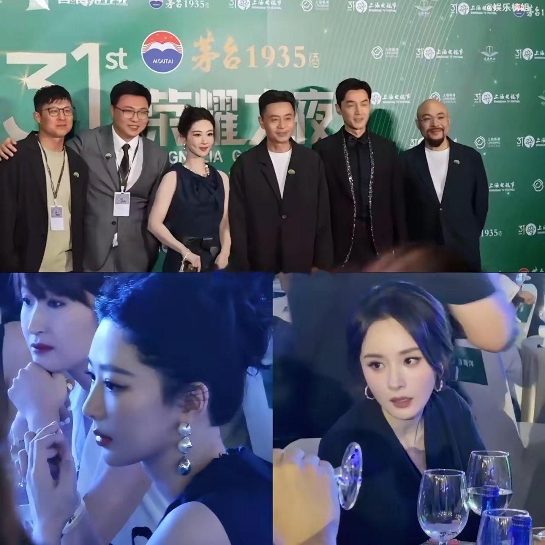 内娱晚宴虽说都是圆桌饭局，可今年白玉兰提名晚宴，依旧让人眼前一亮。大家不再按照明