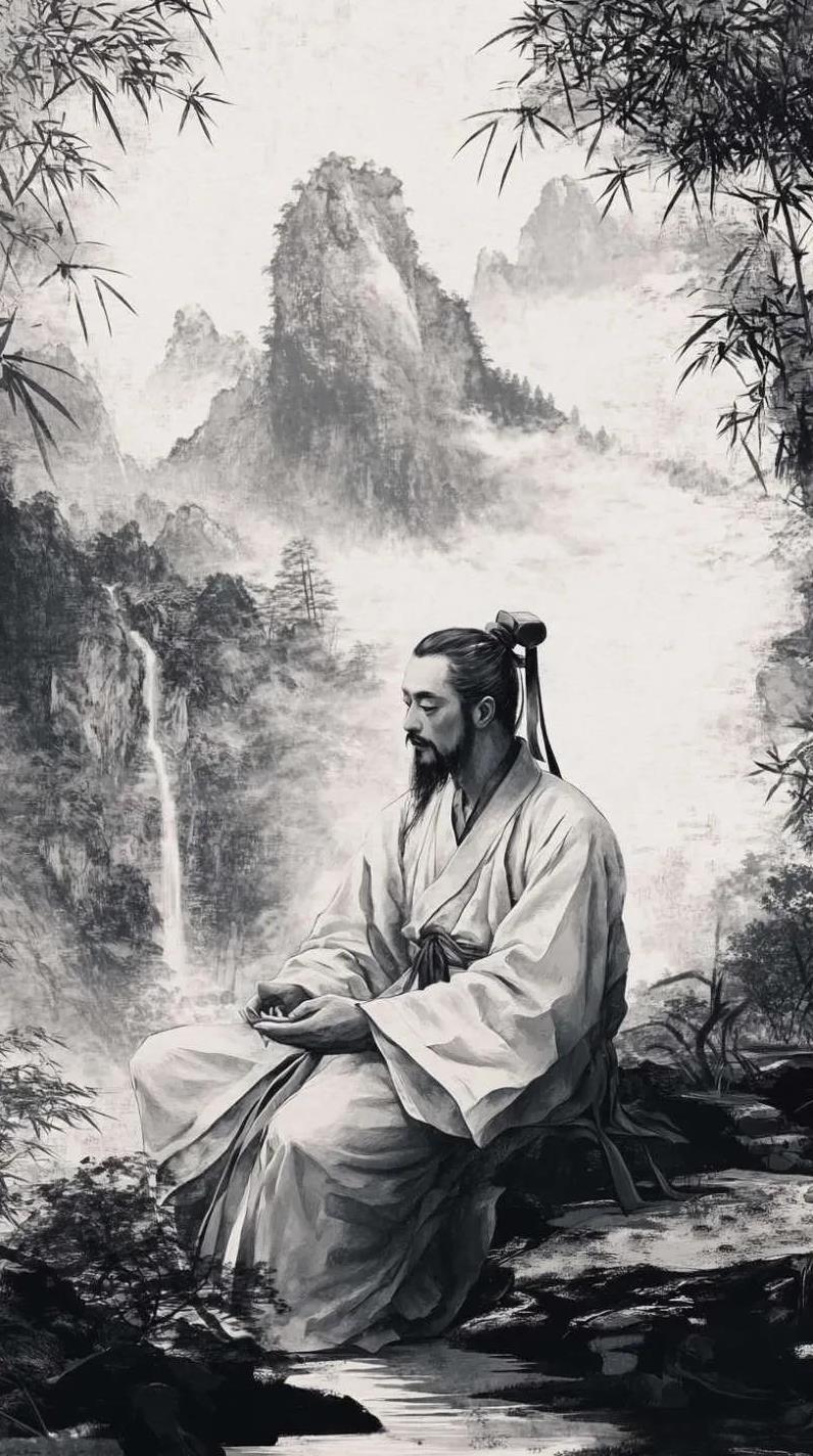 船行到洞庭湖边上时，遇上逆风，走不了了。郑德璘雇了五个船夫继续赶路，其中有个老翁