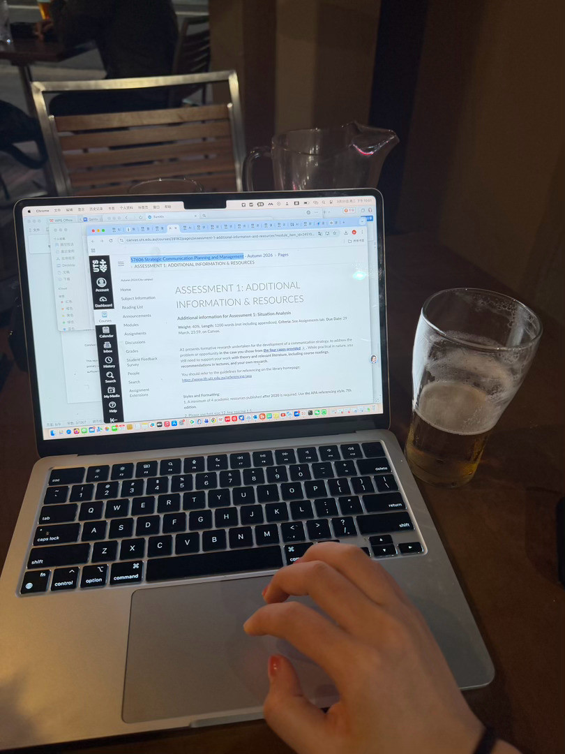 在家太墨迹了就跑去bar写的作业