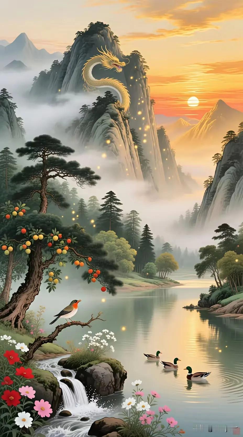 人间仙境，美不胜收。