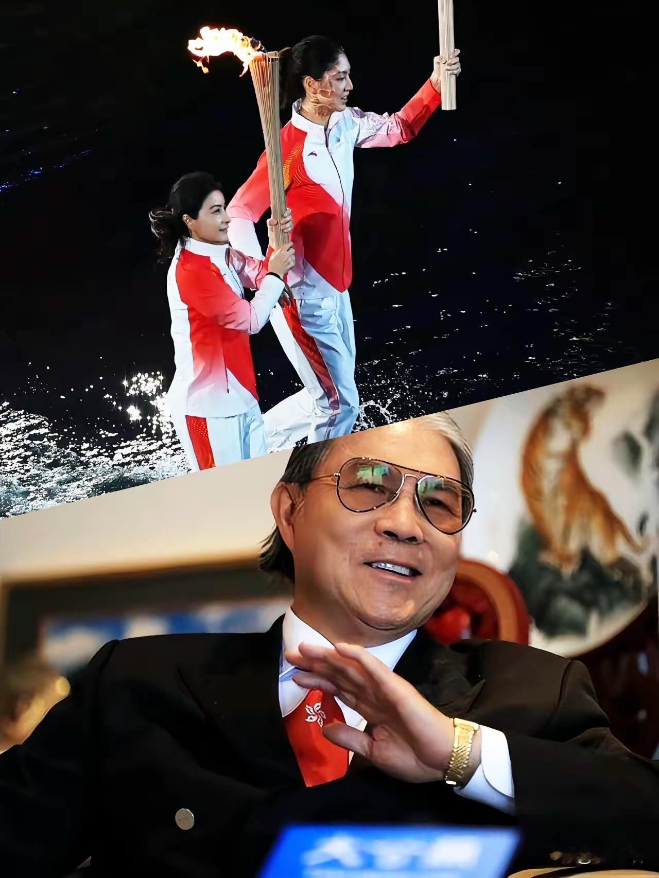 看到郭晶晶在全运会高举火炬的那一刻，连霍震霆都被蒙在鼓里这个惊喜藏得太妙了！