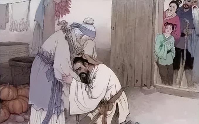 洪武二十九年除夕，小吏正在衙门值守，忽然看见一个孤寡老头，小吏可怜他，请他喝了一