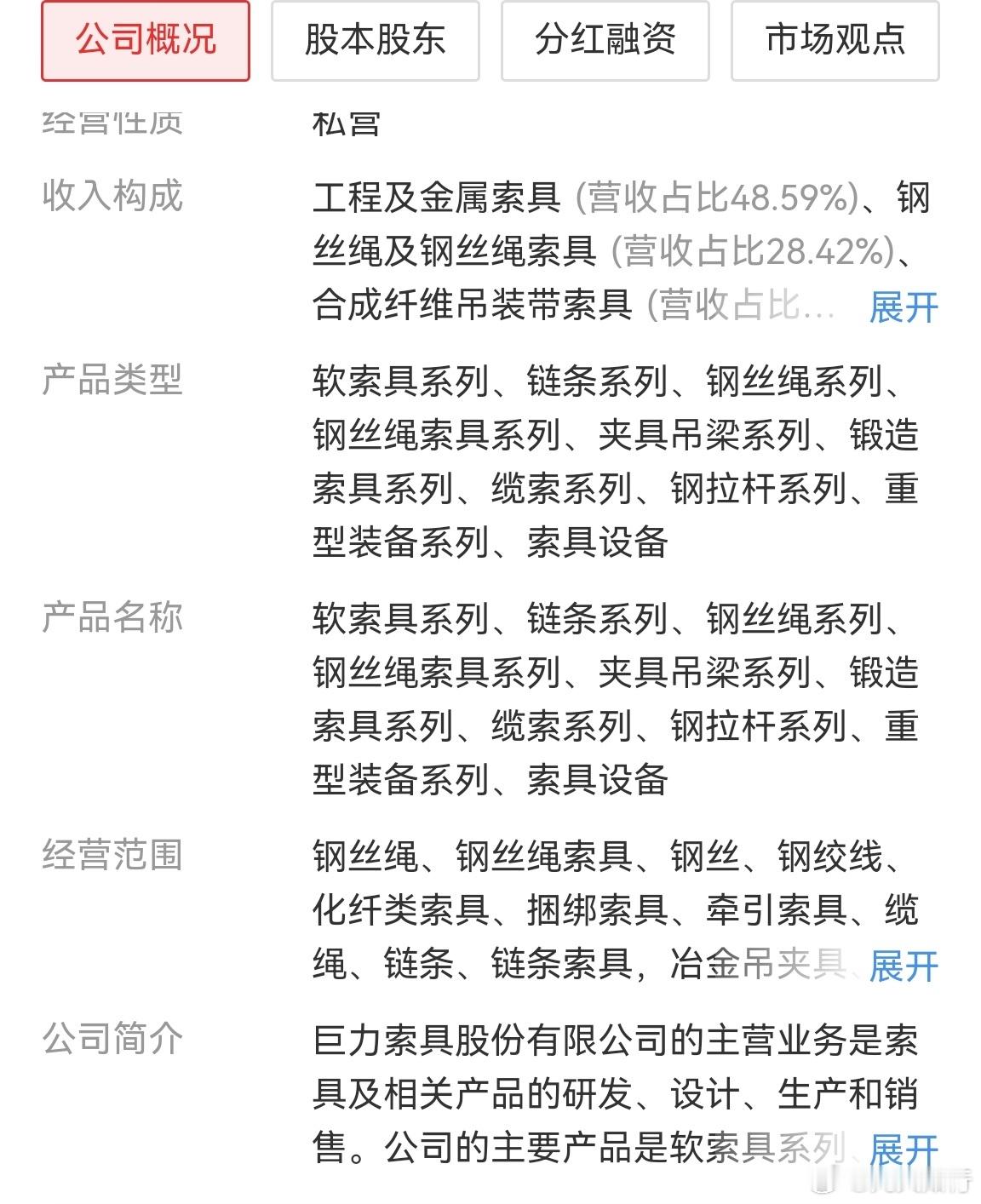 巨力索具被证监会立案当时我还特意研究了一下，发现都是绳索，钢丝绳等产品，没啥高科