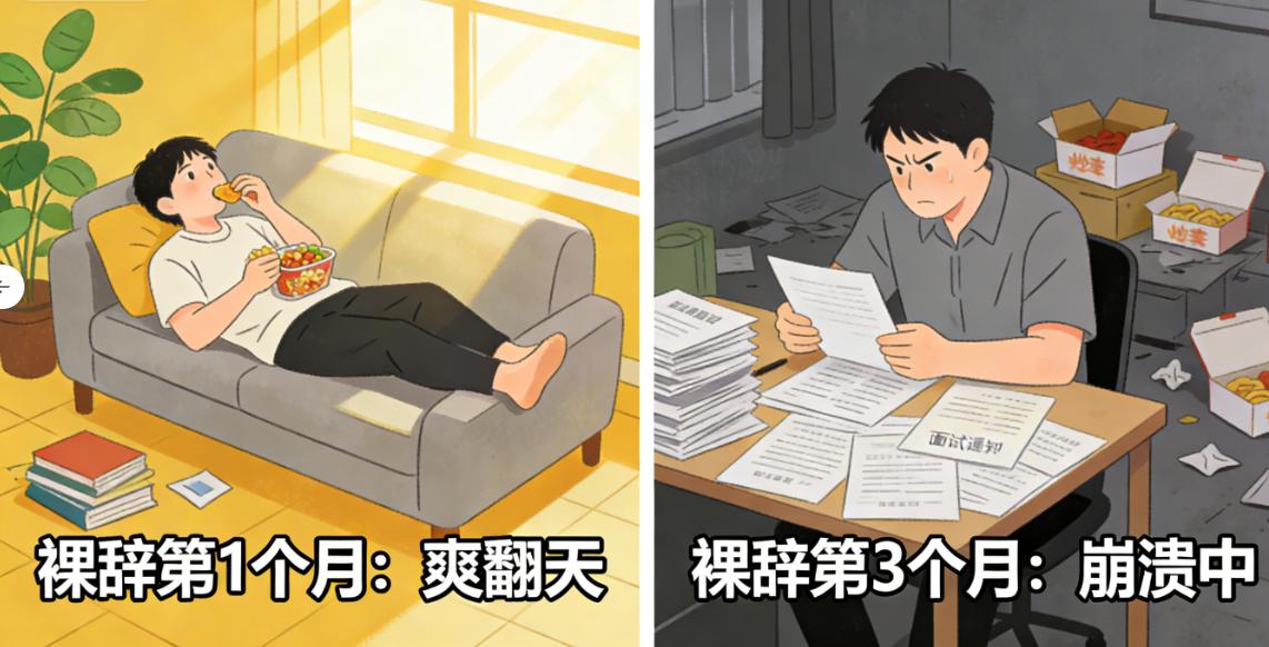 3个月前，我觉得老子再也不受这气了，凭啥天天加班、天天被骂？现在我才知道：裸辞