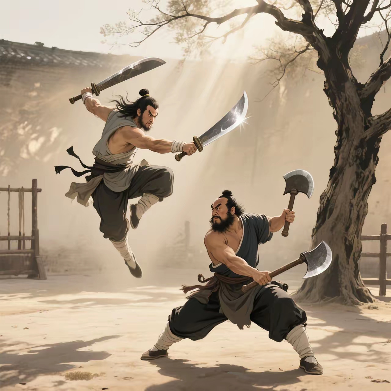 假如武松跟李逵真干起来，李逵能在武松手下坚持多少秒？三七开？武松和李逵如果发生战斗，武松很可能会以绝