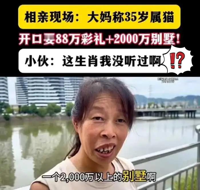 见过敢提要求的相亲者，没见过这么敢提的！53岁大姐张口说自己35岁，还自称属