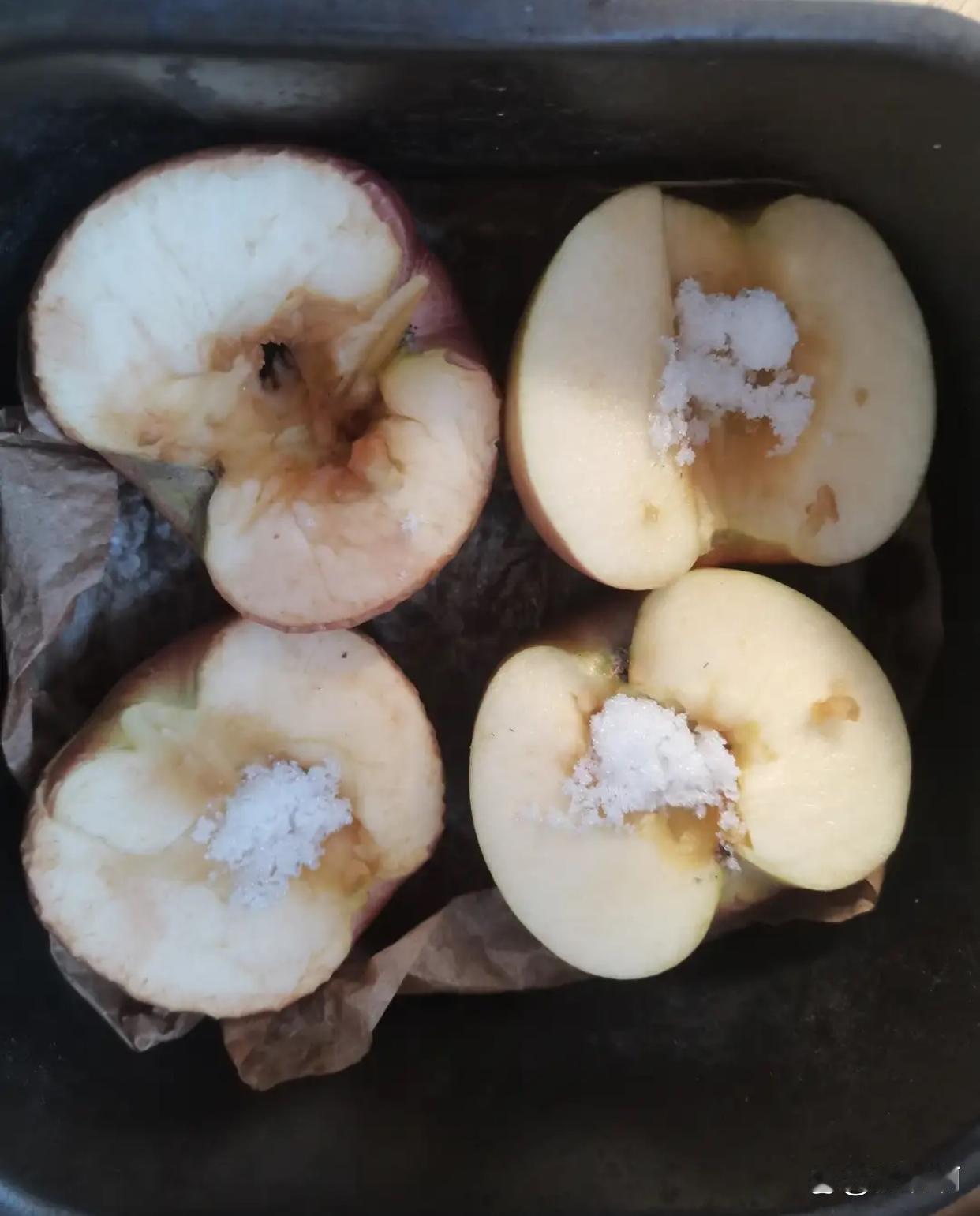 网上流行的烤苹果，让我看看是怎么个回事