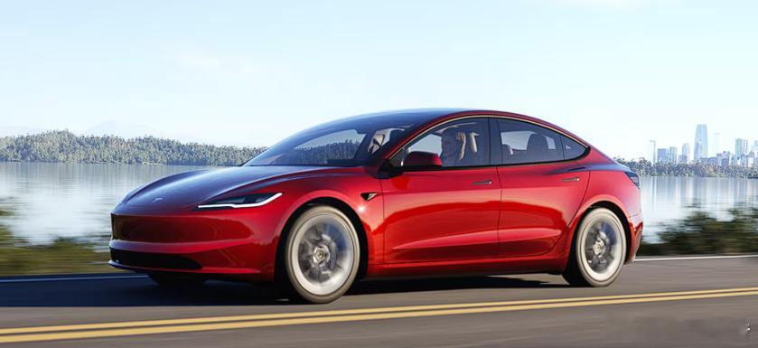 新款特斯拉Model3上市：23.55万起10月2日，新款特斯拉Model3