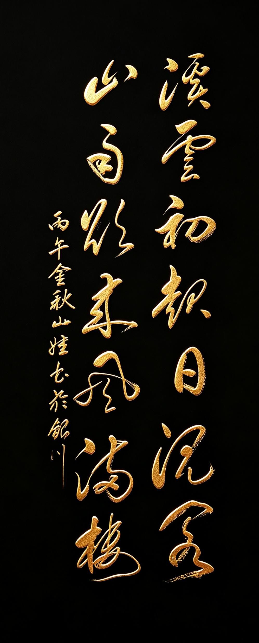 家人们，你见过把风雨将至的磅礴意境写进笔墨深处的书法吗？看到这幅字的时候，一下子