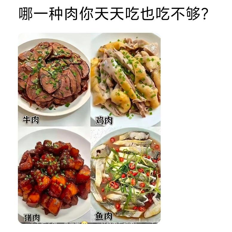 我能天天吃菜不吃肉，受不了天天吃肉不吃菜​​​