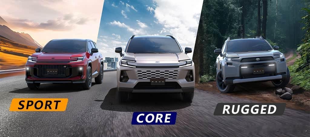 丰田RAV4终于换代了，依旧北美先发，全系三个版本——主打运动、致敬GR的SP