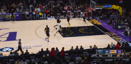 球品太好了，湖人110-101大胜鹈鹕，这场比赛詹姆斯最后时刻的球品真是太好了，