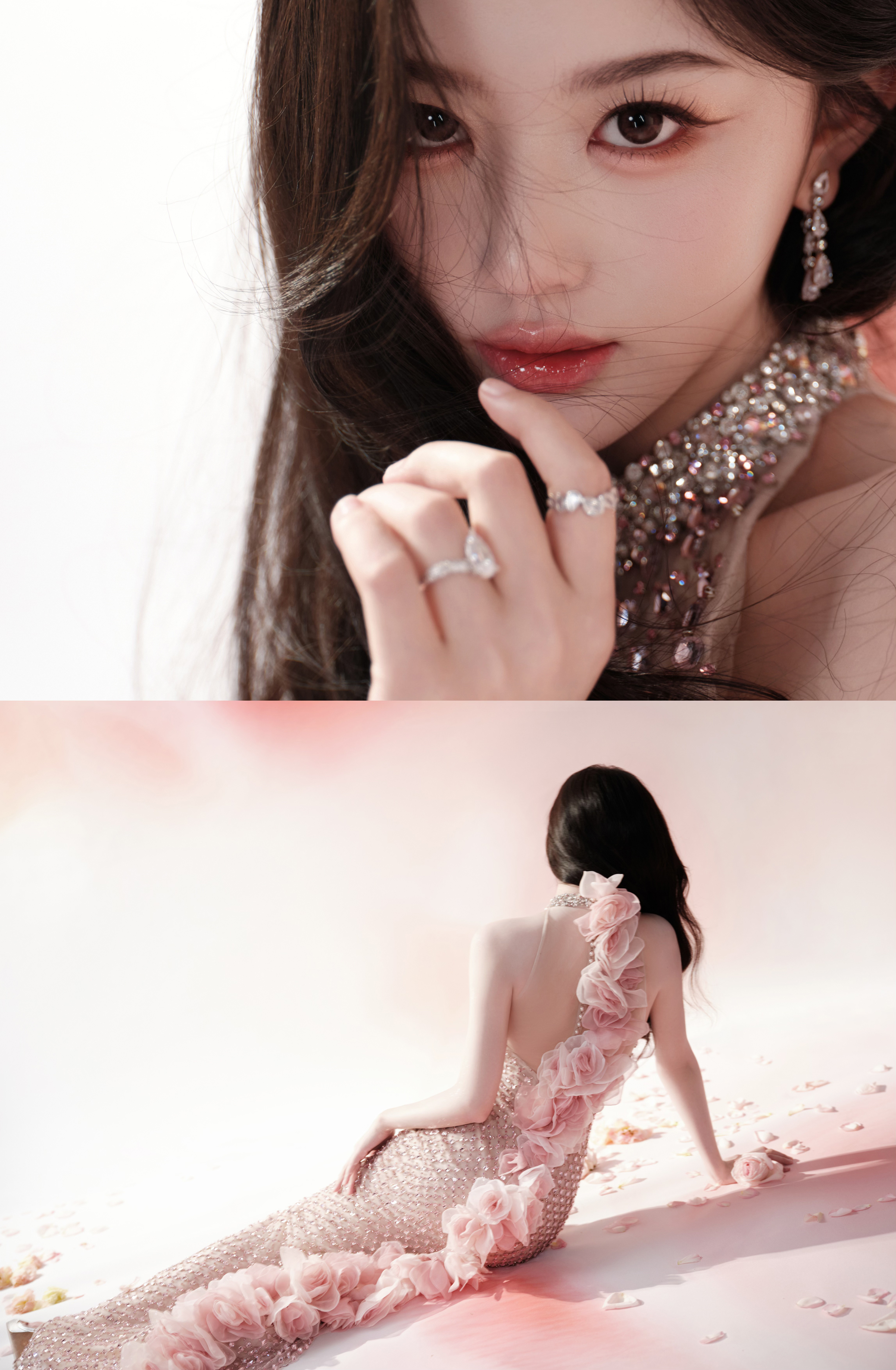 👠孔雪儿今日是清甜水蜜桃孔雪儿清透甜桃妆