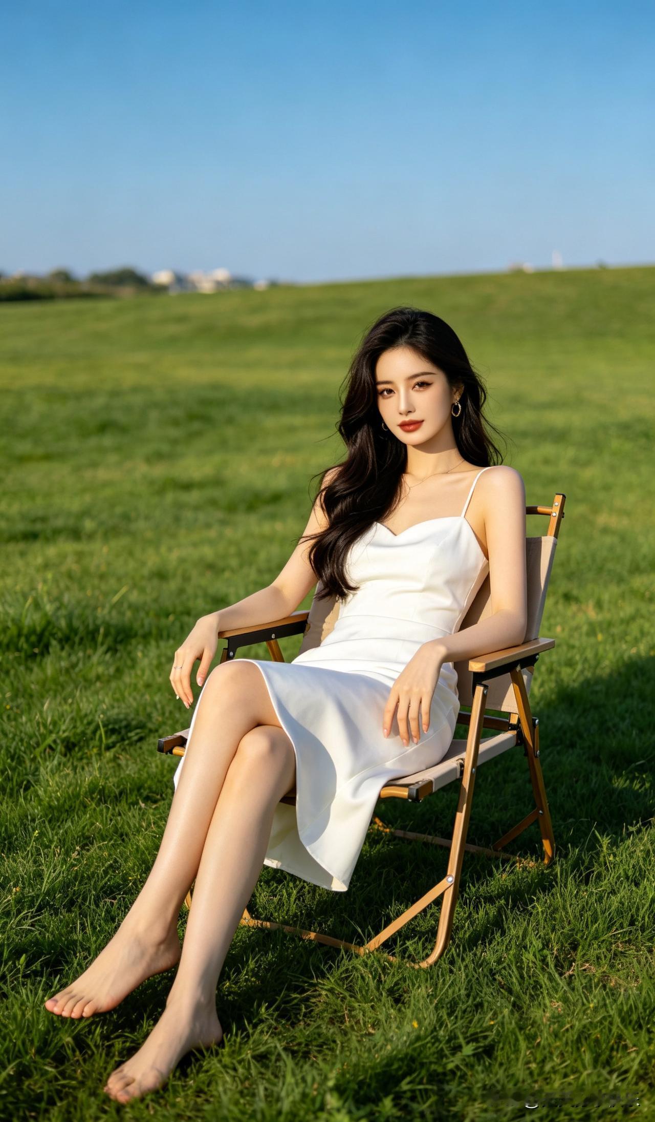 ai宝妈在晒太阳，舒服ai宝妈宝妈ai辣妈辣妈美女高清美女宝妈ai