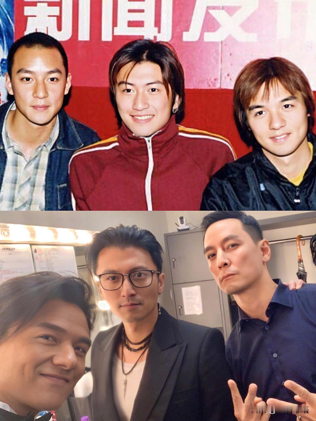 港圈“铁三角”20年友谊，太好嗑了！谁懂啊！吴彦祖、冯德伦、谢霆锋的友情，居然