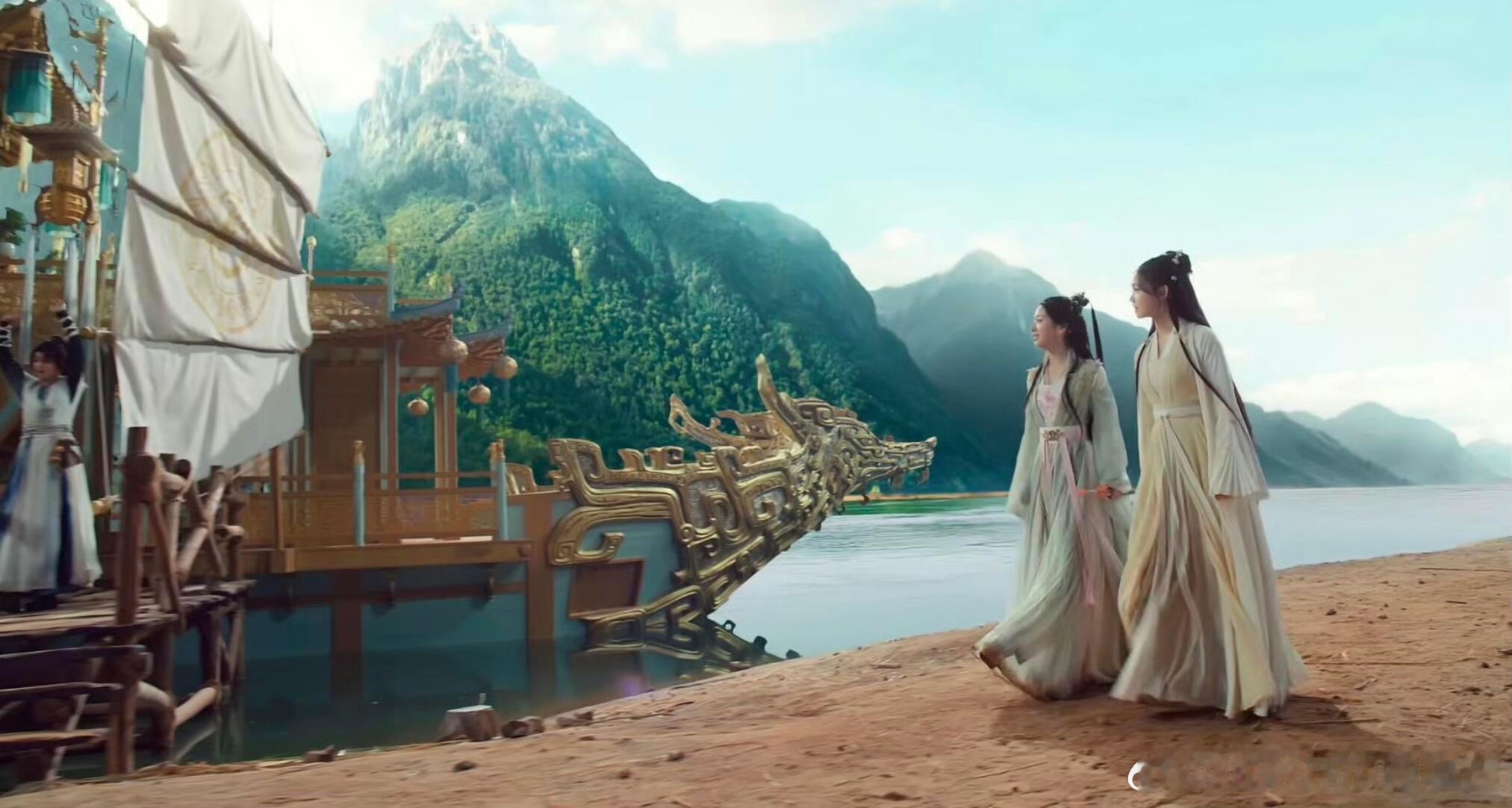 水龙吟拍摄是实景还是绿幕啊🧐抠图感好重啊，看着假假的水龙吟​​​