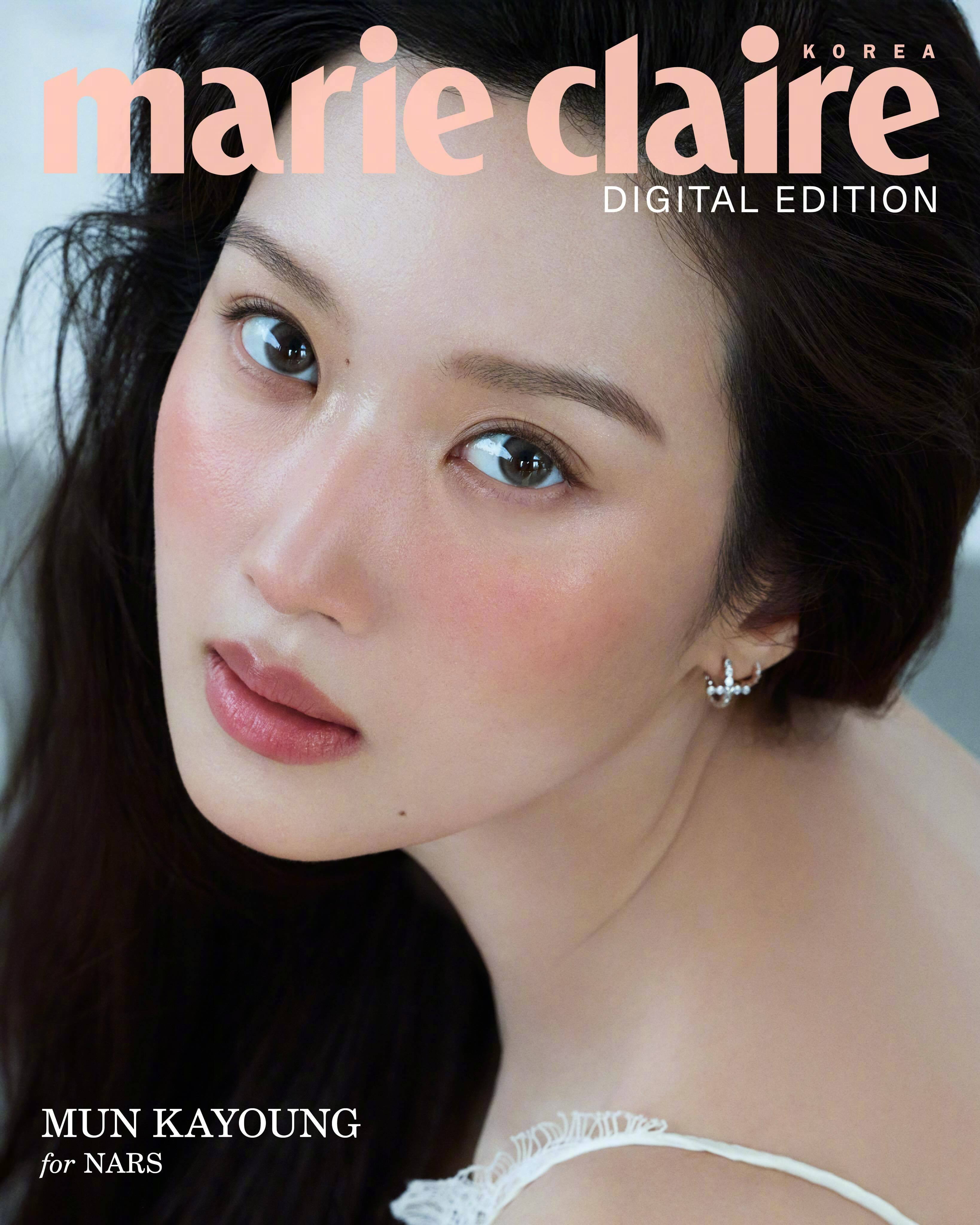 文佳煐MarieClaireKorea电子刊封面NARS美妆画报