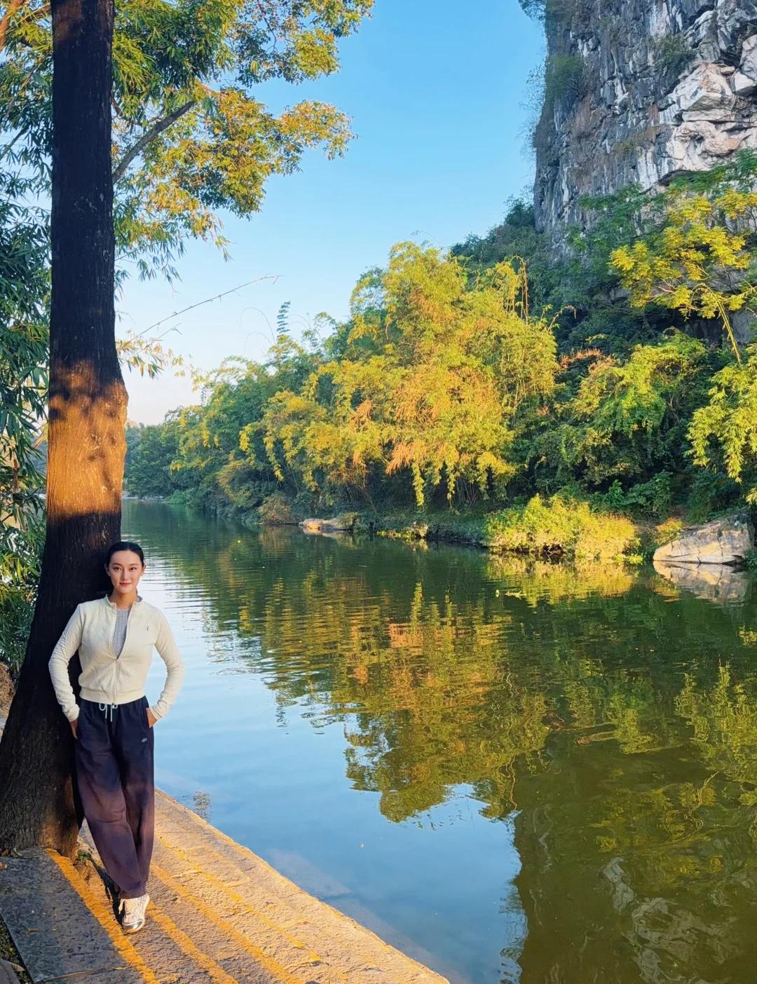 喜欢桂林的山水～和小伙伴自驾八个多小时到了广西，荔浦还是第一次来。看到这美