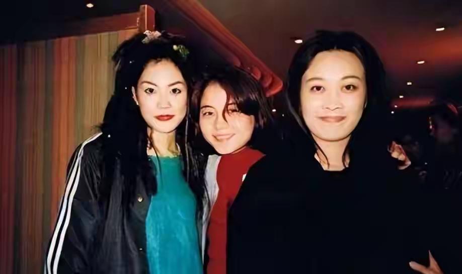 图一的王菲很漂亮，图二的窦唯好搞怪，他们两人都是气质特别的人。