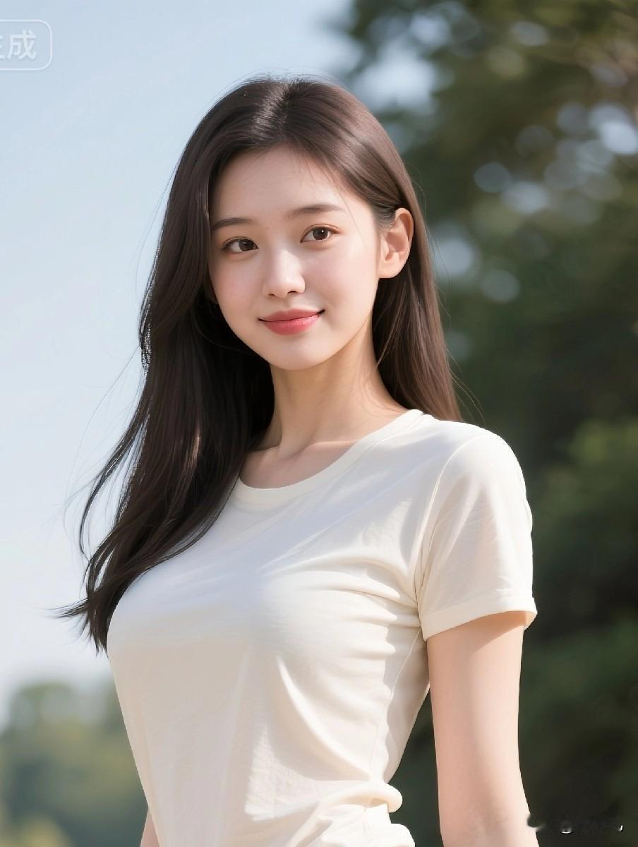 繁华落尽见真淳，简单的白T牛仔裤，藏着最自在的灵魂。生活态度松弛感