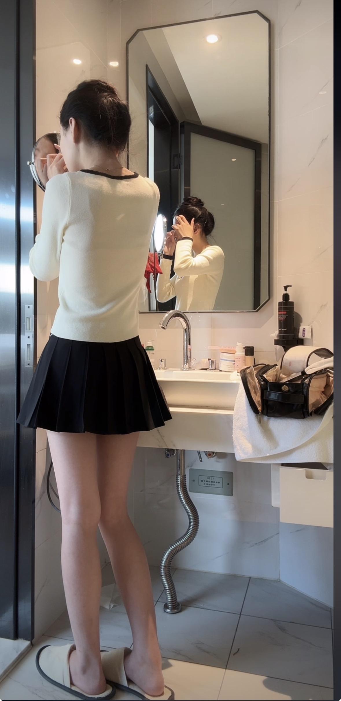 打扮美美的出门