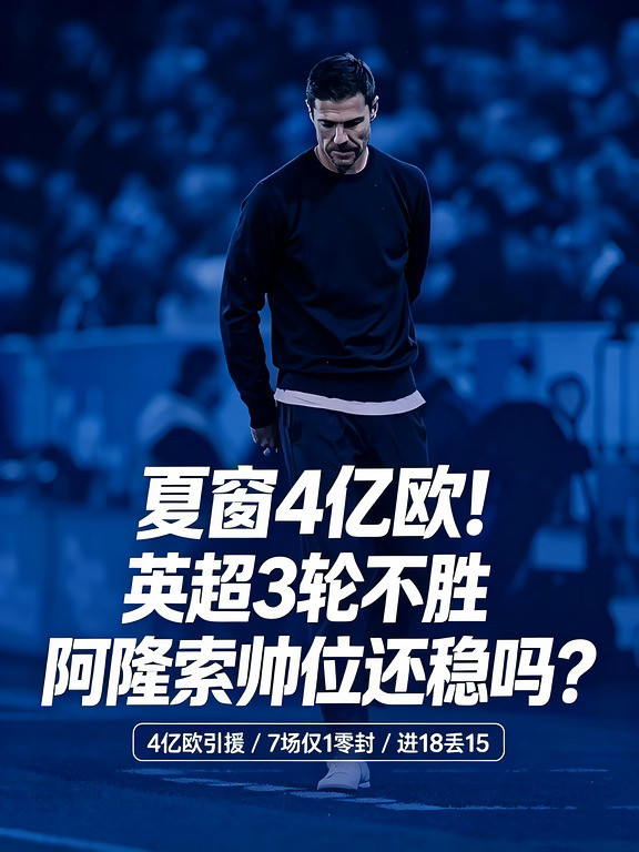 夏窗4亿欧！英超3轮不胜，阿隆索帅位还稳吗
