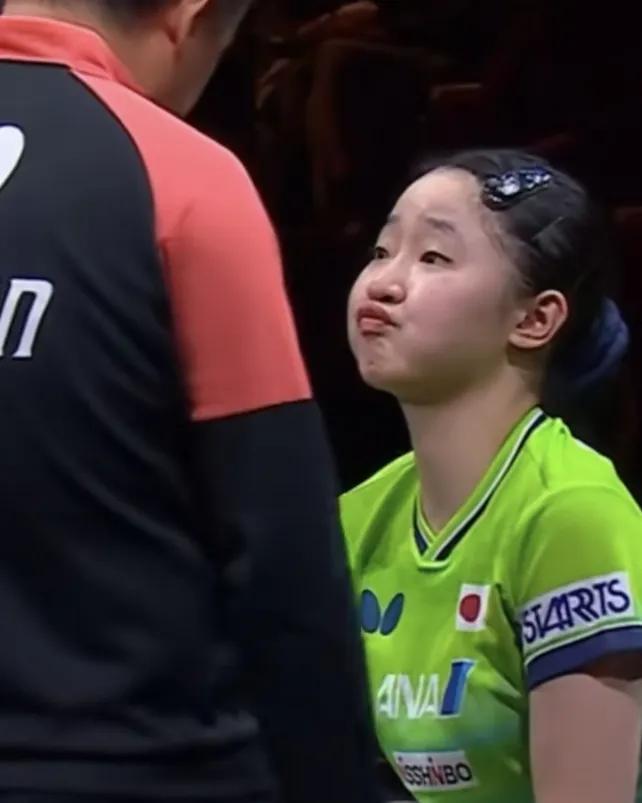 张本美和！赛后撅着小嘴！但谦虚地说！“王曼昱没有弱点”！是她翻不过去的一座山！