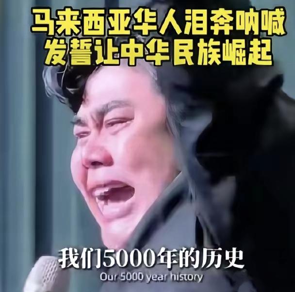 马来西亚华人演讲时含泪高呼：我们中华民族是热爱和平的民族，有5000年历史，
