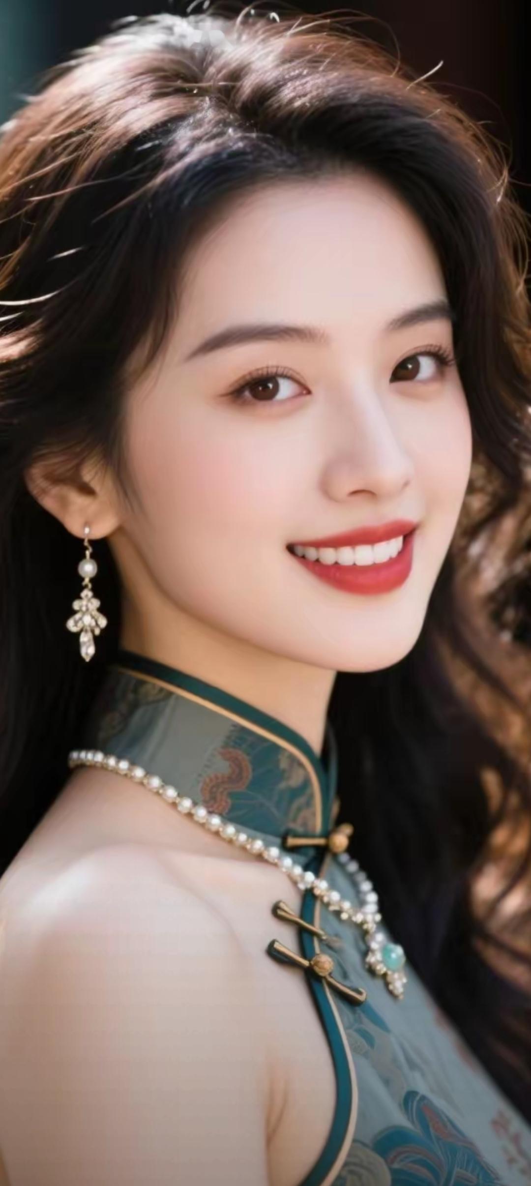 优雅东方美人，古典旗袍韵味十足🌸✨