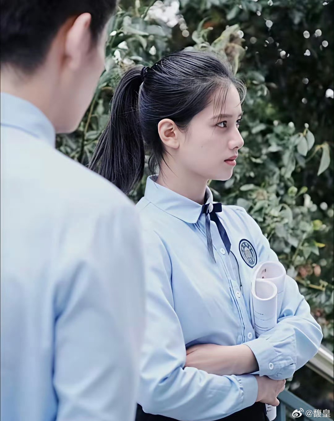 张婧仪素人时期和现在的差别…约等于零，跟现在没差别啊。