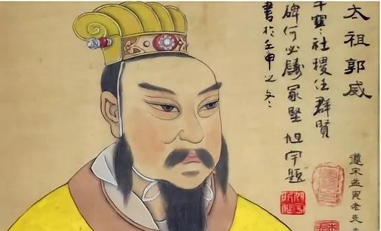 公元950年，大将军郭威发动兵变，闯入太后李三娘寝宫，李太后说：“皇位尽可拿去，