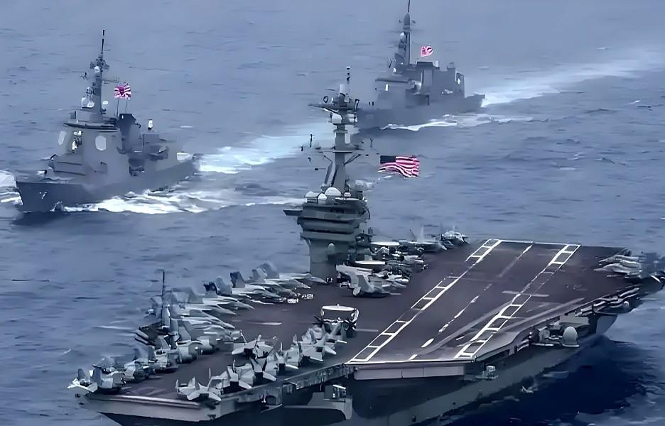 尼米兹来了？呵，白来一趟。那艘十万吨的铁疙瘩在黄岩岛外头转了两圈，舰载机都没