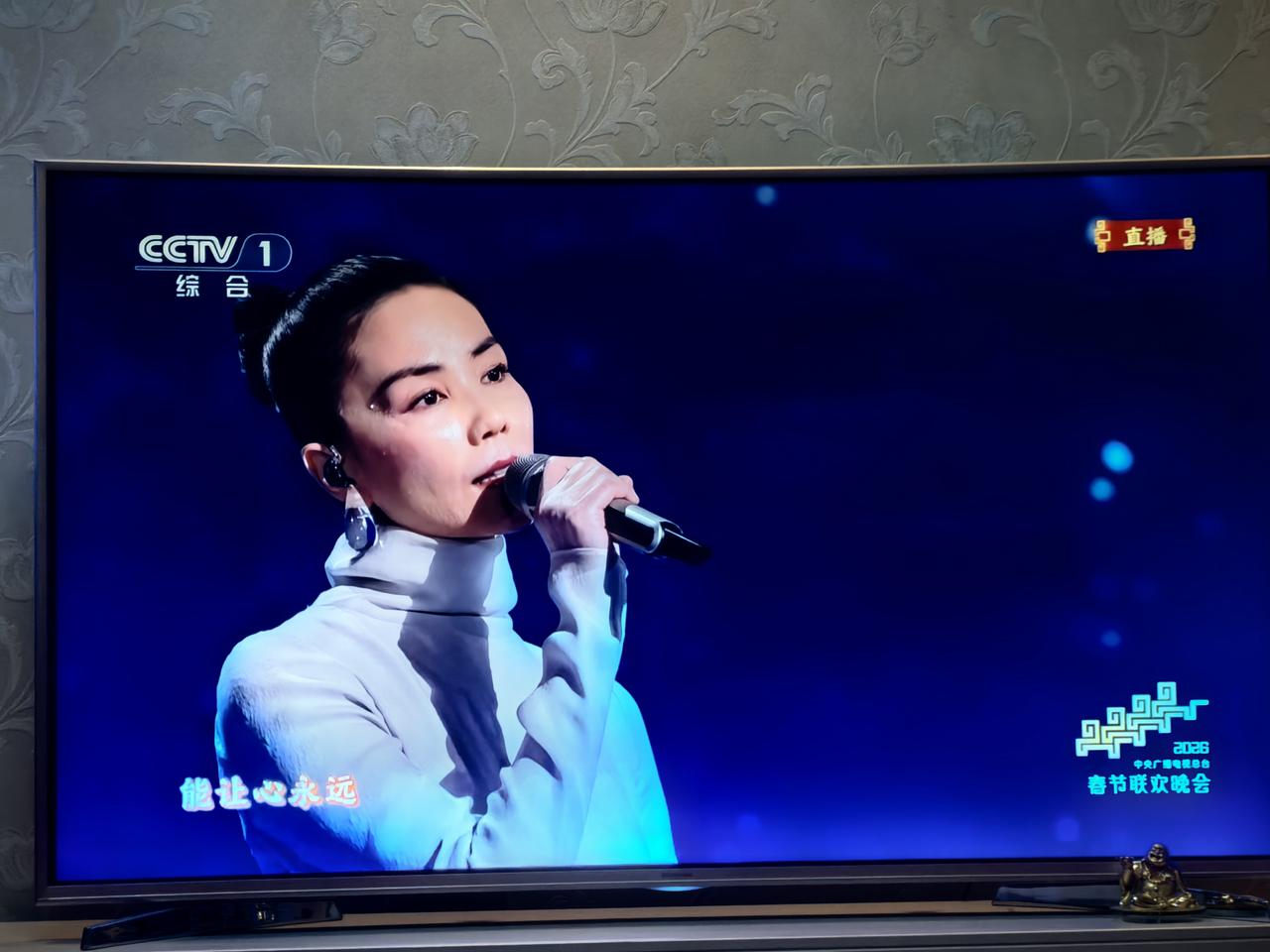 期盼的王菲在春晚上演唱《你我经历的一刻》，不好听，起码是我不爱听；没有表现出王菲