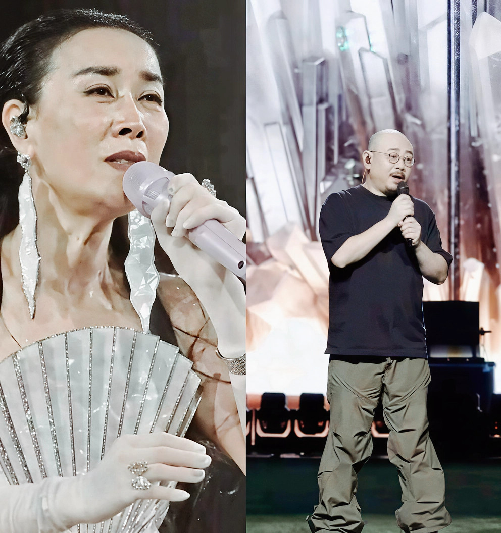 当那英的演唱会靠王菲、肖战和50多位艺人撑场时，刀郎却穿着旧衬衫，连串场都只说一句“下一首歌送给大家