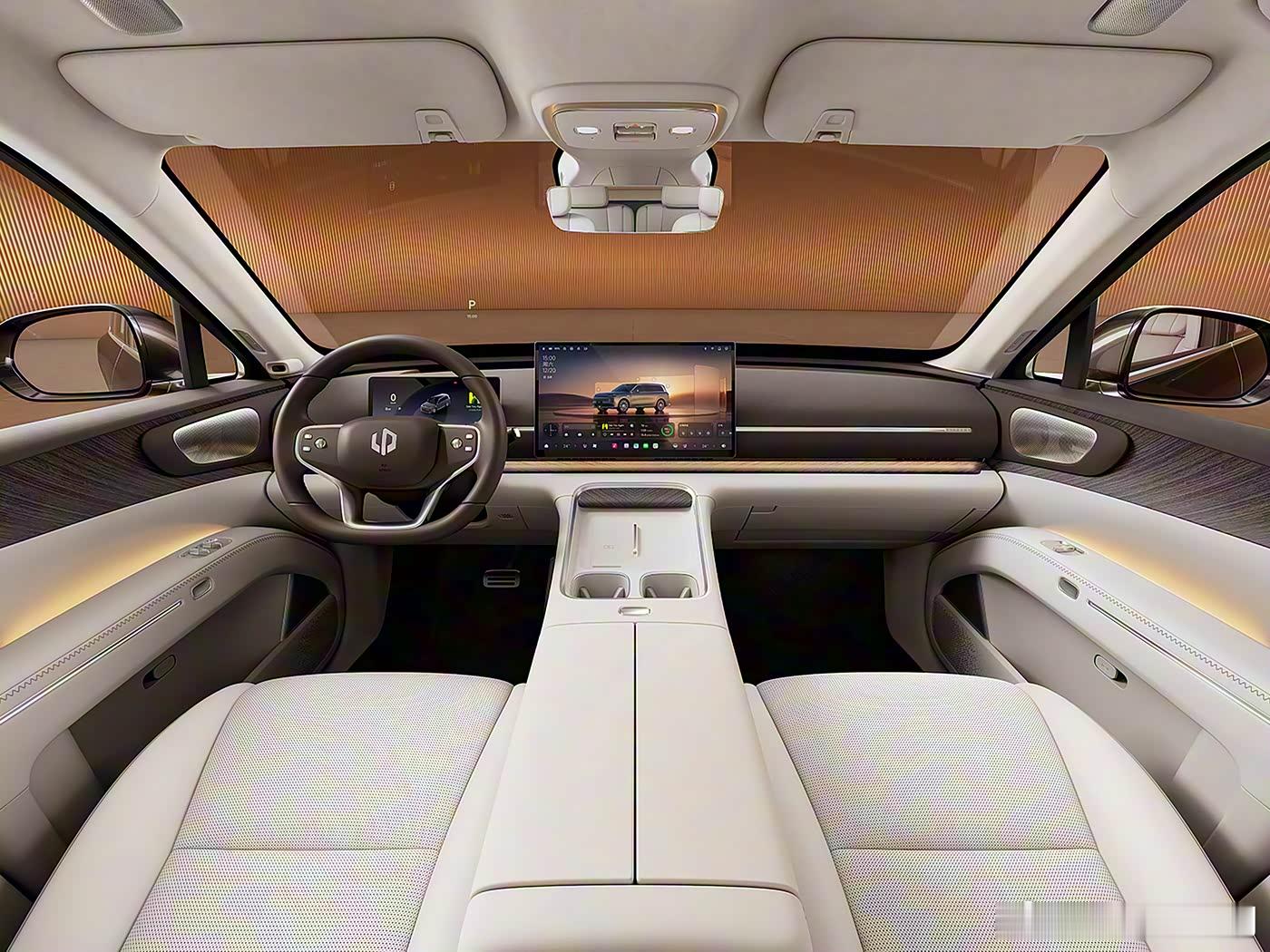 近日，我们从零跑汽车官方获悉，旗下的零跑D19内饰官图正式发布，新车定位为大型S